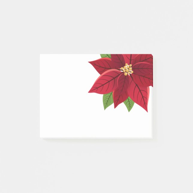 Bloco De Notas Christmas Poinsettia (Frente)