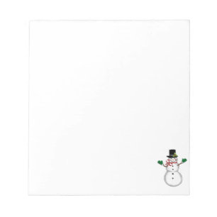 Bloco De Notas Christmas Snowman