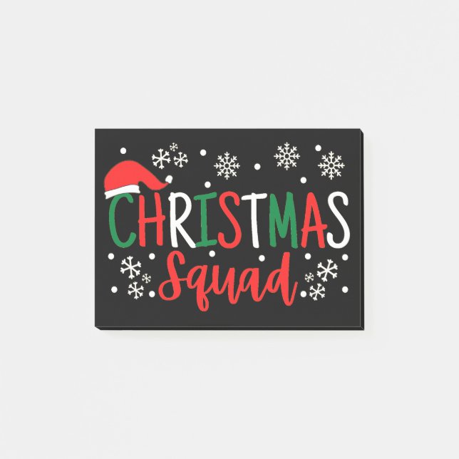 BLOCO DE NOTAS CHRISTMAS SQUAD (Frente)