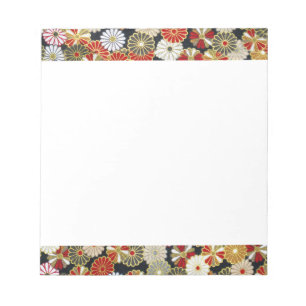 Bloco De Notas Chrysanthemum de Ouro Falhado