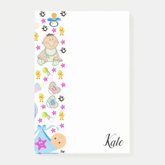 Bloco De Notas Chupetas Binky Post-it Notes (Frente)