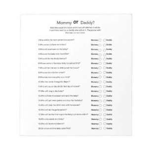 Bloco De Notas Chuva de Bebê Neutra em Gênero para Mãe ou Pai Uni