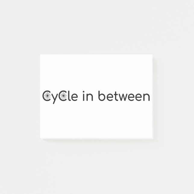 Bloco De Notas Ciclo entre (Frente)