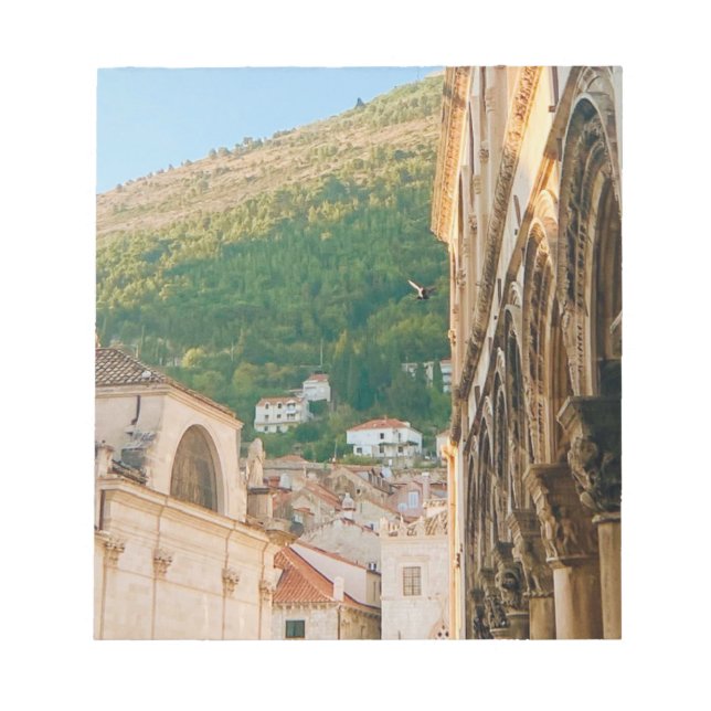 Bloco De Notas Cidade antiga de Dubrovnik (Frente)