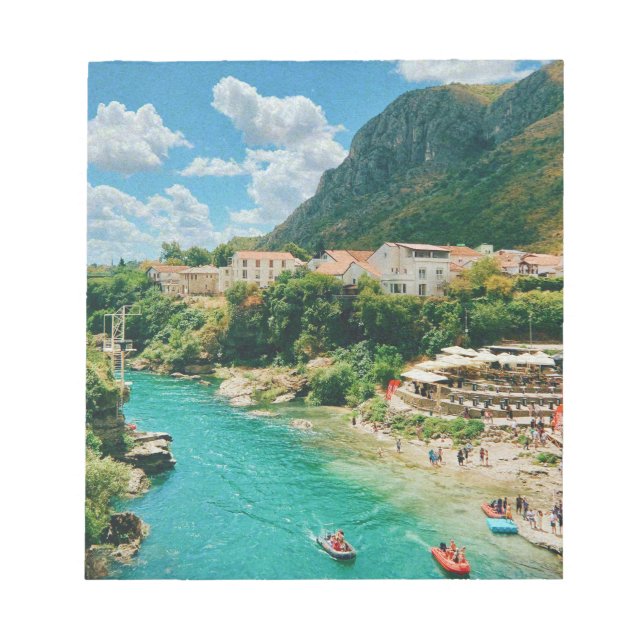 Bloco De Notas Cidade de Mostar - Bósnia e Herzegovina (Frente)