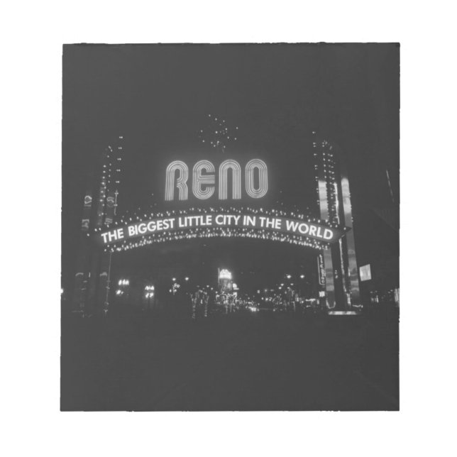 Bloco De Notas Cidade de Reno (Frente)