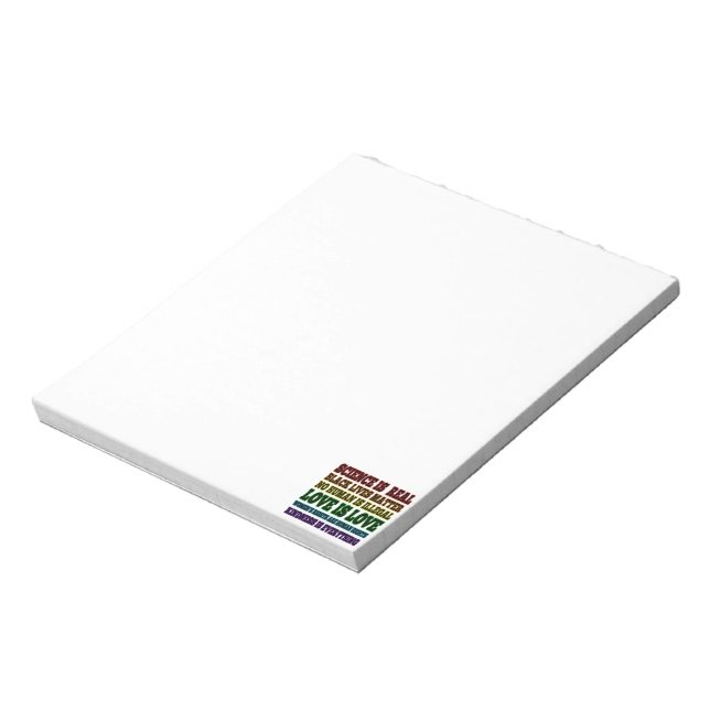 Bloco De Notas Ciência é a verdadeira vida negra (Invertido)