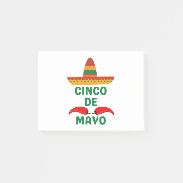 Bloco De Notas Cinco De Mayo (Frente)