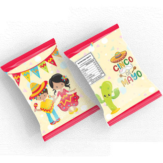 Bloco De Notas Cinco de Mayo Chip Bag Wrappers Favoritos para fes