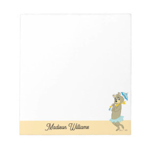 Bloco De Notas Cindy Bear Segurando Parasol