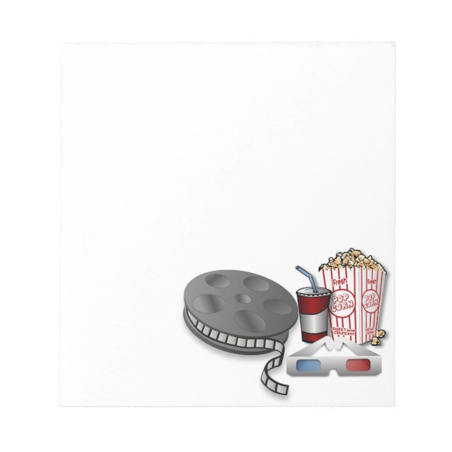 Bloco De Notas Cinema 3D (Frente)