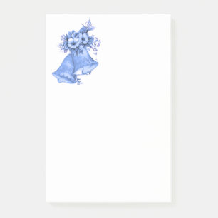 Bloco De Notas Cintos de Casamento Azul