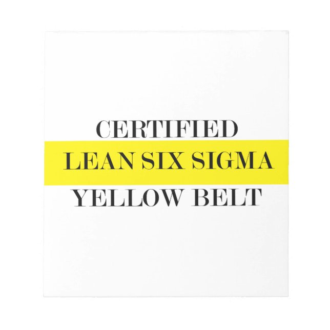 Bloco De Notas Cinturão Amarelo (Frente)