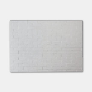 Bloco De Notas Cinza Brick Wall Grunge Textura