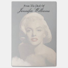Bloco De Notas Cinza gráfica Marilyn