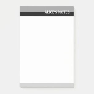 Bloco De Notas Cinzas
