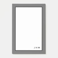 Cinzas minimalistas profissionais | Monograma