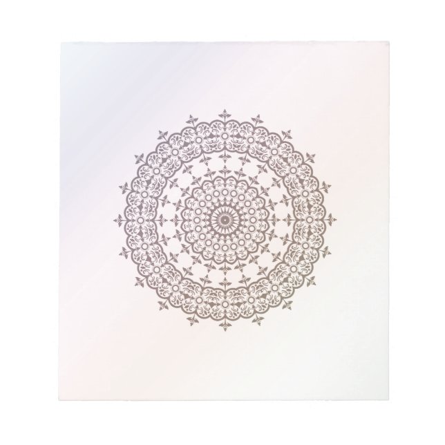 Bloco De Notas Círculos e arco-íris (Frente)