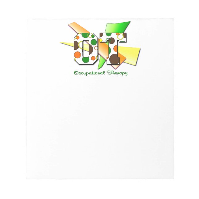 Bloco De Notas Círculos e pontos OT (Frente)