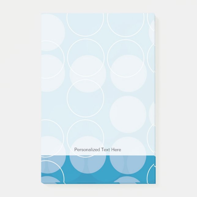 Bloco De Notas Círculos retros (Frente)