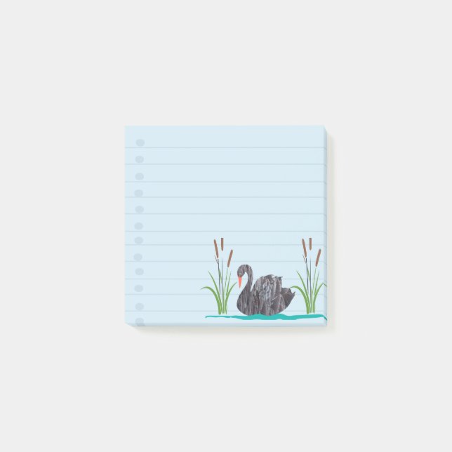 Bloco De Notas Cisne negro  (Frente)