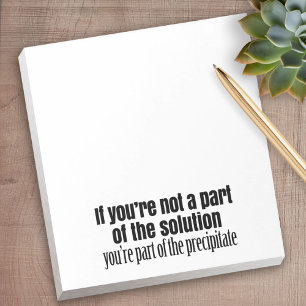 Bloco De Notas Citação do Professor de Química Engraçado