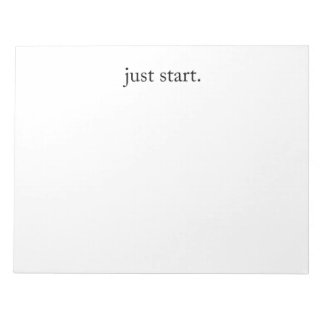 Bloco De Notas Citação Inspiradora Minimalista