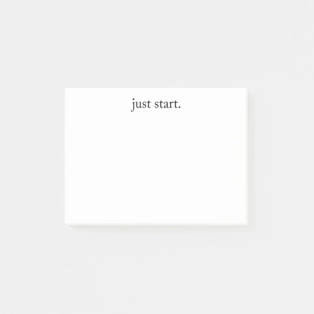Bloco De Notas Citação Inspiradora Minimalista  (Frente)