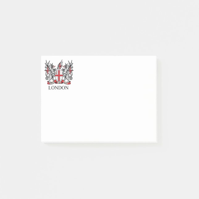 Bloco De Notas City of London casaco de armas (Frente)
