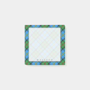 Bloco De Notas Clã escocês régio MacLeod do Tartan de Harris