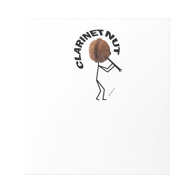 Bloco De Notas Clarinet Nut (Frente)