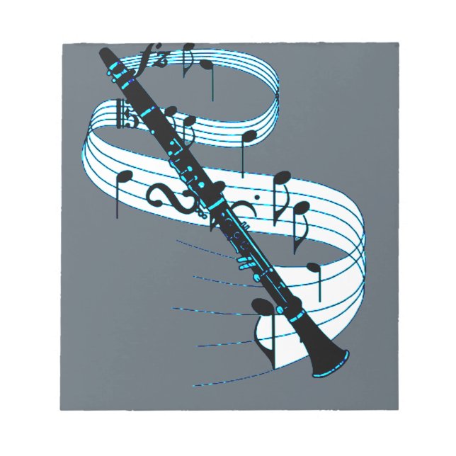Bloco De Notas Clarinete (Frente)