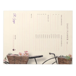 Bloco De Notas Classic cute Pastel purple and black Daily Planner