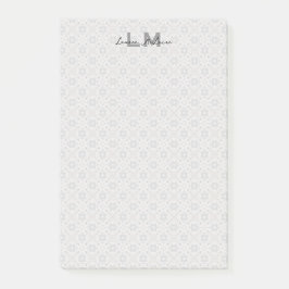 Bloco De Notas Classic Spanish Tile Monogram Stationery