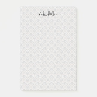 Bloco De Notas Classic Spanish Tile Monogram Stationery