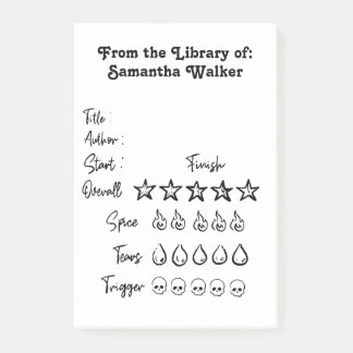 Bloco De Notas Classificação da Biblioteca de Notas Rápidas