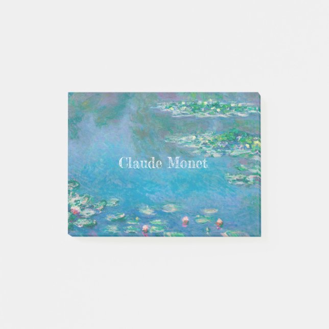 Bloco De Notas Claude Monet Blue Water Lily Classic (Frente)