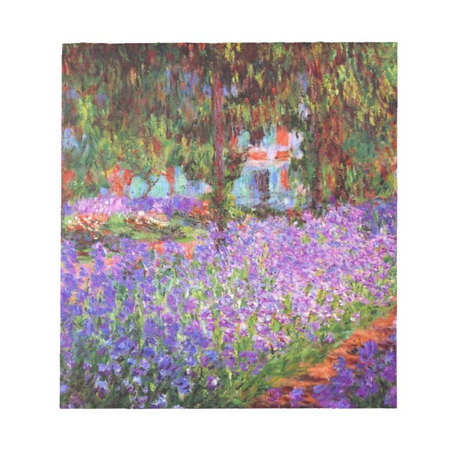 Bloco De Notas Claude Monet Garden em Giverny (Frente)
