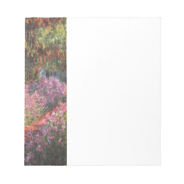 Bloco De Notas Claude Monet // Jardim em Giverny (Frente)