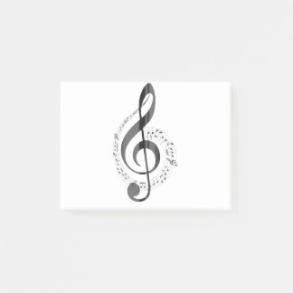 Bloco De Notas Clave de Sol Pentagrama y Melodia