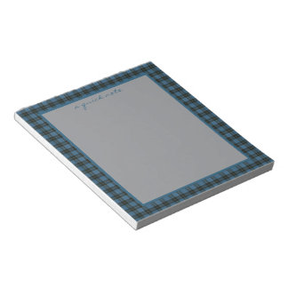 Bloco De Notas Clergy Original Scottish Tartan 