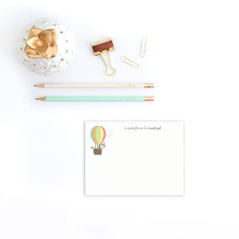 Bloco De Notas Cliente de Balão de Ar Quente de Gato e Rato