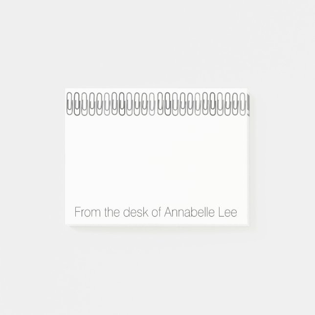 Bloco De Notas Clipes (Frente)