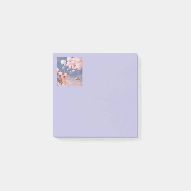 Bloco De Notas Cloud Faeries Making Clouds (Frente)