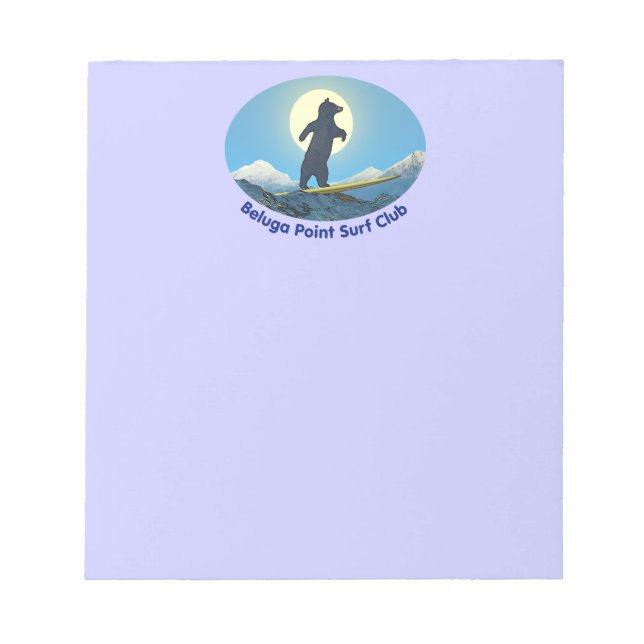 Bloco De Notas Clube de Surf Beluga Point (Frente)