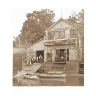 Bloco De Notas Clube Fox River Club, de 1880, Pesca Elgin