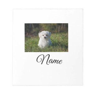 Bloco De Notas Cobertor personalizado com foto de animal colorido