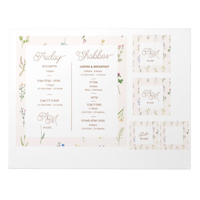 Bloco De Notas Cobrir de Dentro personalizado da caixa de host -  (Frente)