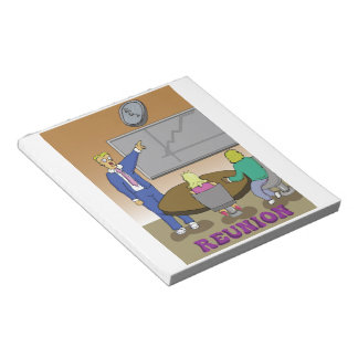 Bloco de notas - cobrir de reunião (Bloco de botas