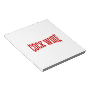 BLOCO DE NOTAS COCKWIRE